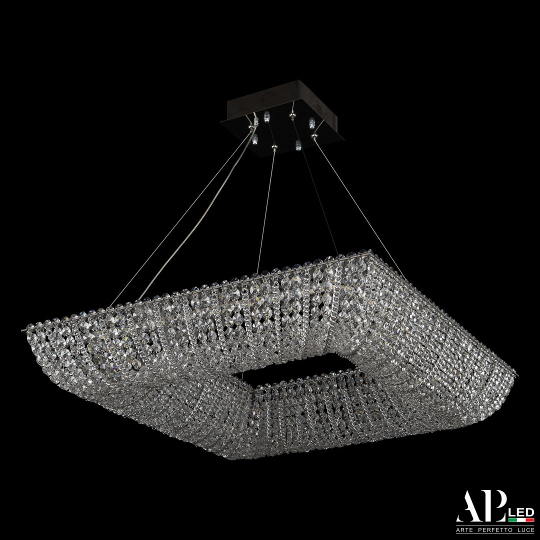 sh503.0.60.m.ni_.4000 Люстра светодиодная хрустальная SH503.0.60.M.Ni.4000 Arte Perfetto Luce — изображение 1