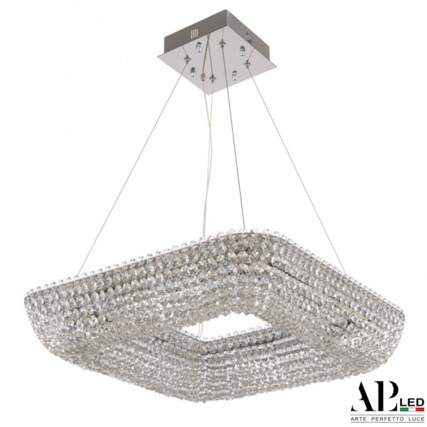 Люстра светодиодная хрустальная SH504.0.50.A.Ni.4000 Arte Perfetto Luce