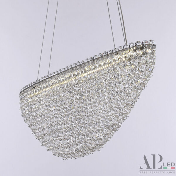 Люстра светодиодная хрустальная SH505.0.60.A.Ni.4000 Arte Perfetto Luce