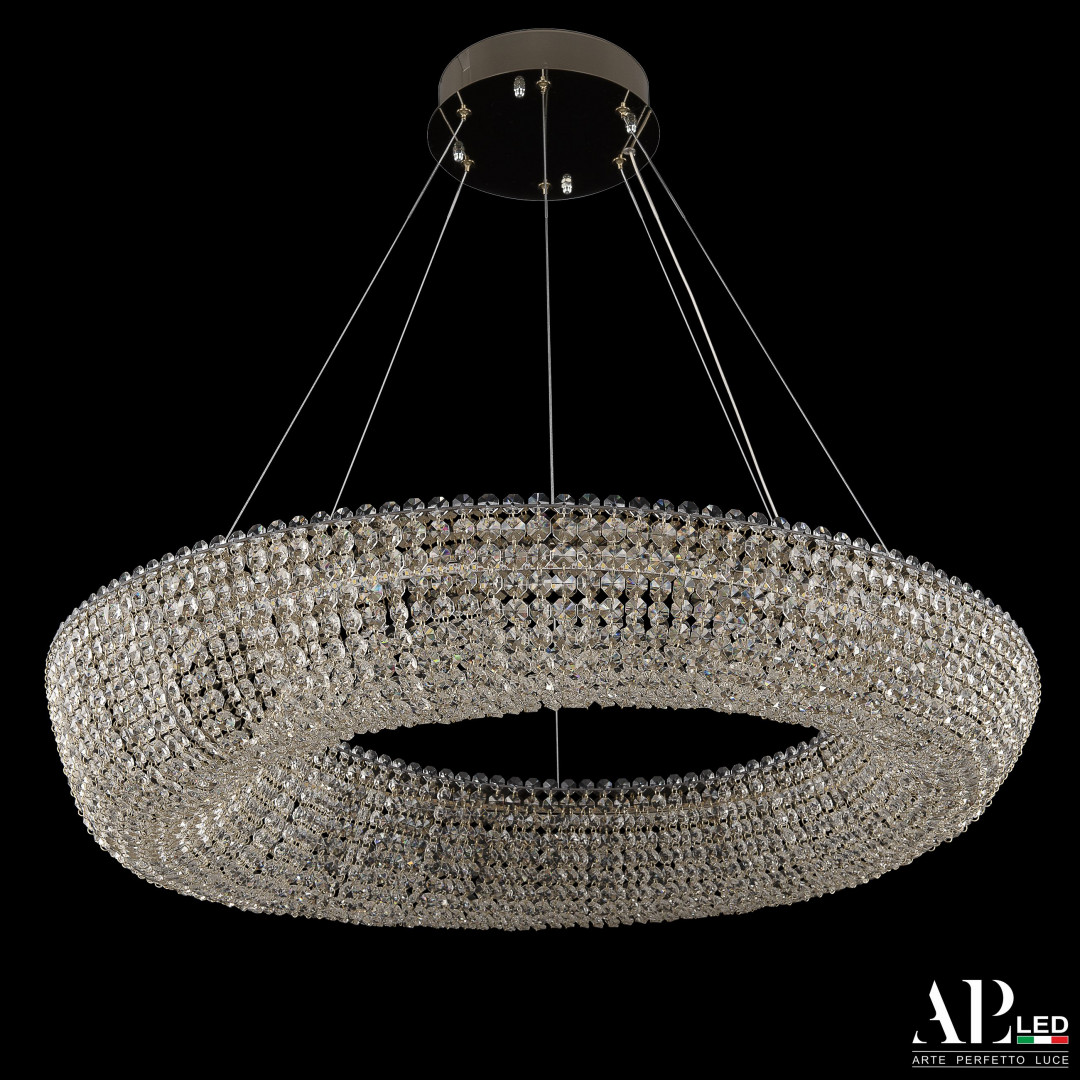 sh510.0.80.a.gd_.4000 Люстра светодиодная хрустальная SH510.0.80.A.Gd.4000 Arte Perfetto Luce — изображение 1