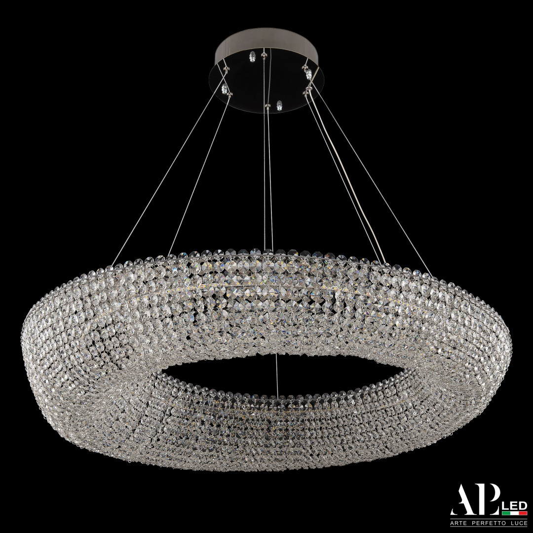 sh510.0.80.a.ni_.4000 Люстра светодиодная хрустальная SH510.0.80.A.Ni.4000 Arte Perfetto Luce — изображение 1