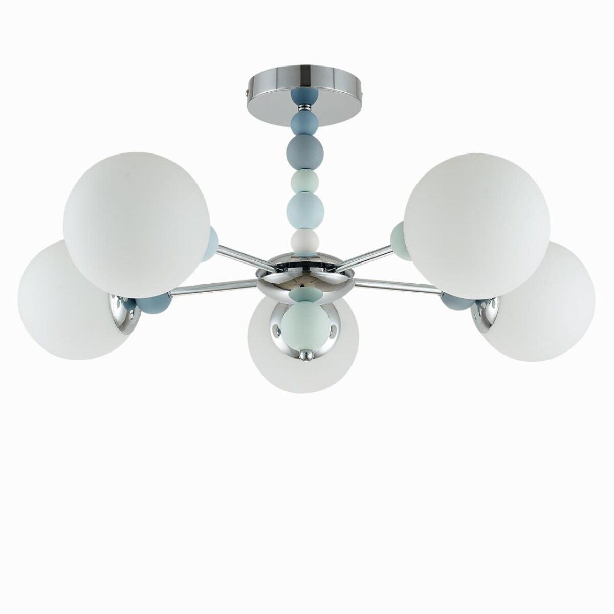 01264c4ecb82d140c6501eab91a42955 6525/5C MODERNI LN26 358 хром Люстра потолочная E14 5*40W 220V SUNDAY — изображение 1