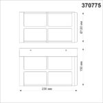 370775 STREET NT21 666 Светильник ландшафтный настенный IP54 E27 18W 220-240V ZEBRA — изображение 2