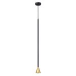 3884/1GB HIGHTECH ODL20 349 черно-золотистый/металл Подвесной светильник LED GU10 7W 220V PIPA