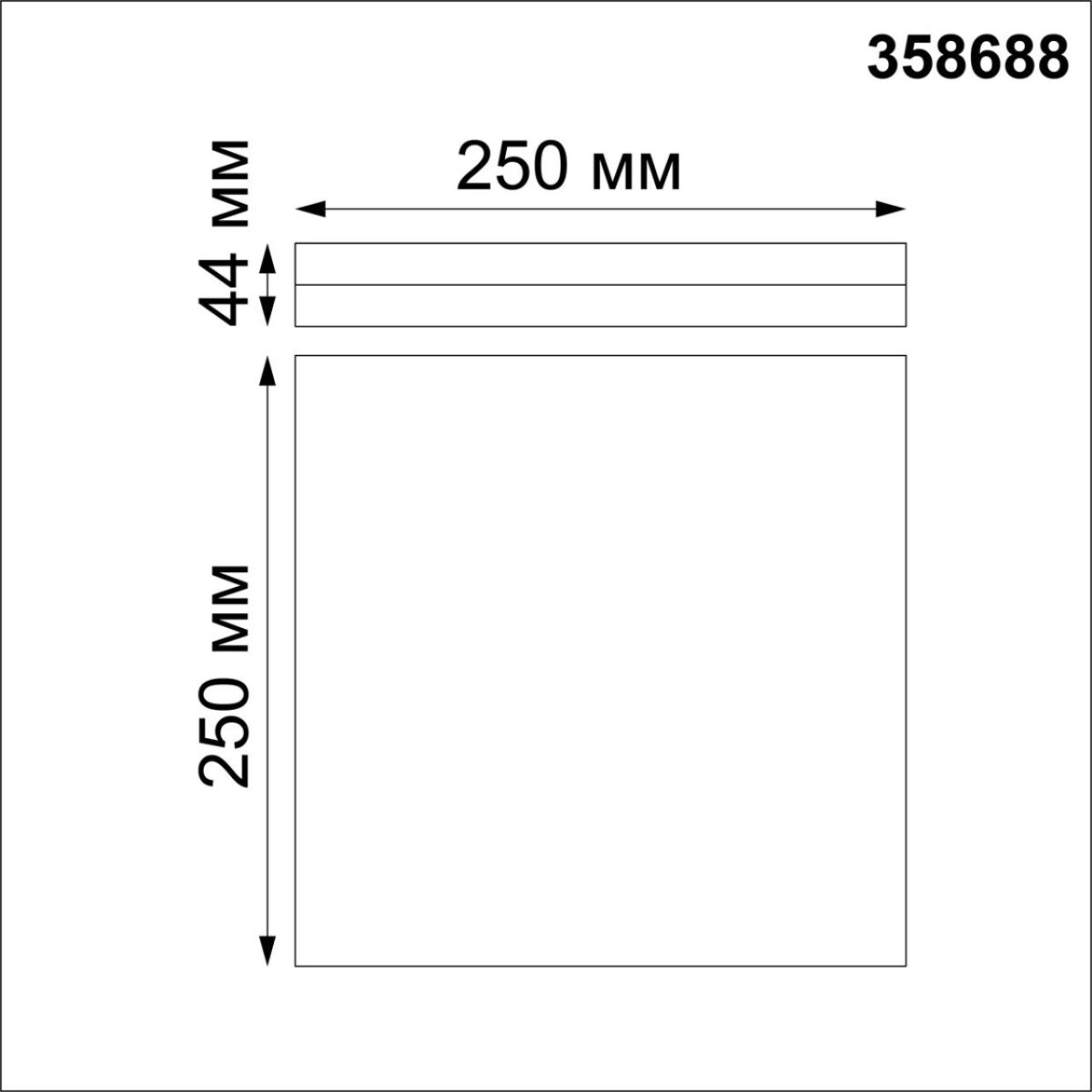 04bfcfb47022ab438caa903279772d1c 358688 OVER NT21 591 белый Светильник накладной влагозащищенный IP54 LED 4000K 20W 100-240V PANDORA — изображение 1