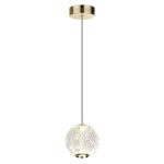 5008/5LA L-VISION ODL24 567 золотой/металл/акрил Подвес LED 5W 4000K 390лм CRYSTAL