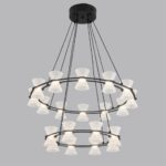 8341/70L LEDIO LN26 227 черный/прозрачный металл/акрил Люстра подвесная LED 70W 3000K 220V VINORA — изображение 2