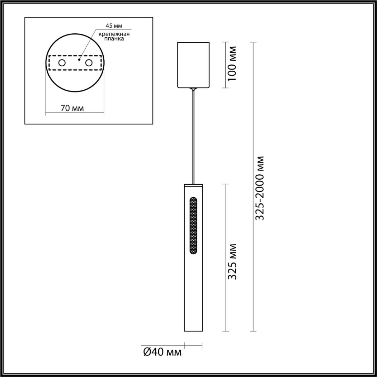 6643/7L HIGHTECH ODL24 303 черный/золото/металл/акрил Подвесной светильник IP20 LED 9W 3000K 220V MALI — изображение 3