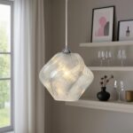 8288/1A MODERNI LN26 371 хром/прозрачный, металл/стекло Подвес E27 1*60W 220V TIDE — изображение 2