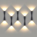 4291/10WL HIGHTECH ODL22 437 черный/металл Настенный светильник IP20 LED 10W 453Лм 3000K ANIKA — изображение 2