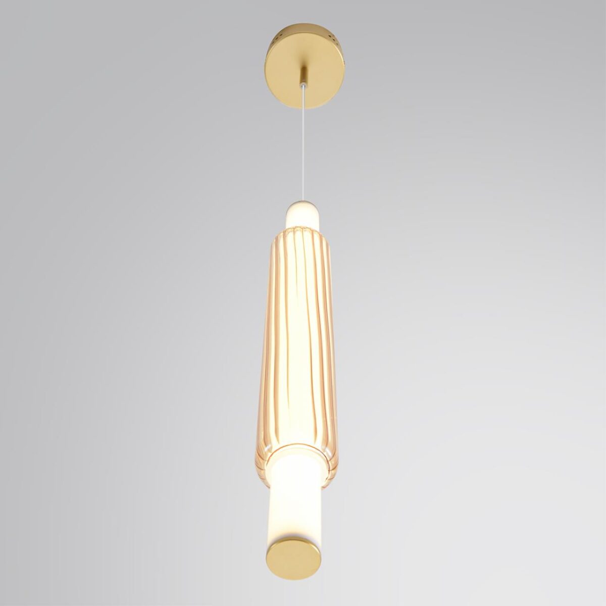 8259/15WCL LEDIO LN26 280 золото/амбер, металл/акрил/стекло Бра/подвес LED 15W 4000К 220V TRENDY — изображение 3