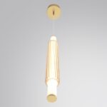 8259/15WCL LEDIO LN26 280 золото/амбер, металл/акрил/стекло Бра/подвес LED 15W 4000К 220V TRENDY — изображение 3