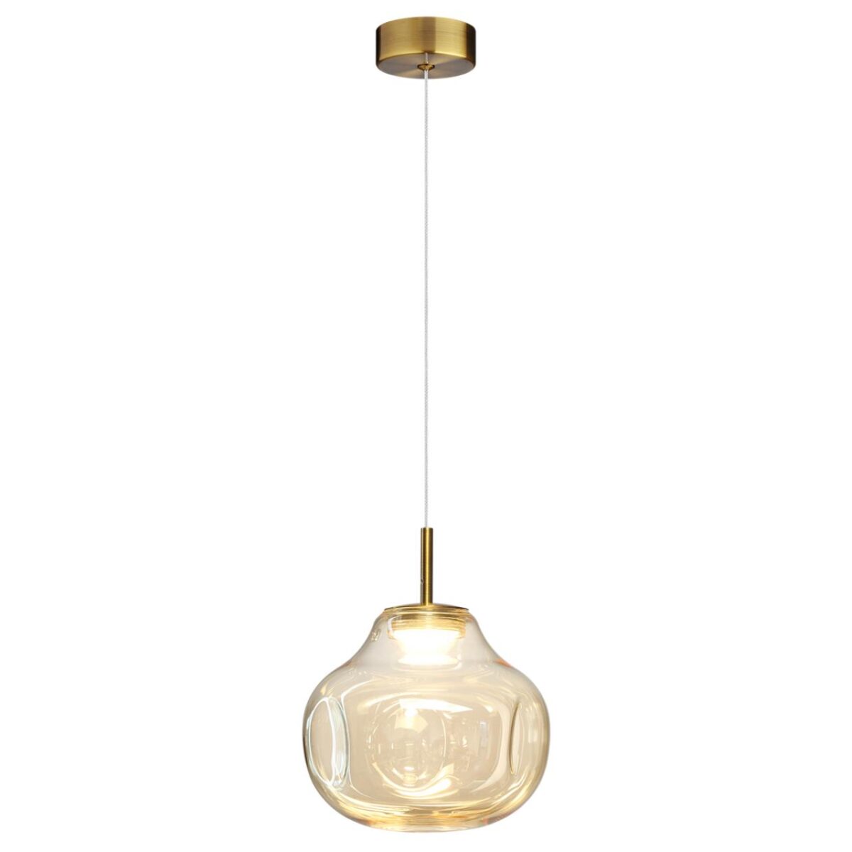 5097/4L PENDANT ODL25 363 античн.бронза/янтарный/металл/стекло Подвес LED 4W 4000K 388Лм VASO — изображение 3
