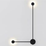 7008/10WL HIGHTECH ODL25 273 черный/металл/акрил Настенный светильник LED 3000/4000K тумблер на корп. 10W 220V CRI > 90 SATELLITE — изображение 2