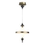 5404/23L L-VISION ODL_EX25 027 бронзов.брашированн./черный/стекло/керамика Подвес LED 23W 3000K ULA — изображение 3