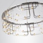 7059/44L HIGHTECH ODL26 287 Подвесной светильник нерж/сталь хром IP20 LED 44W 3960Лм 3000K 220V ZAHA — изображение 3