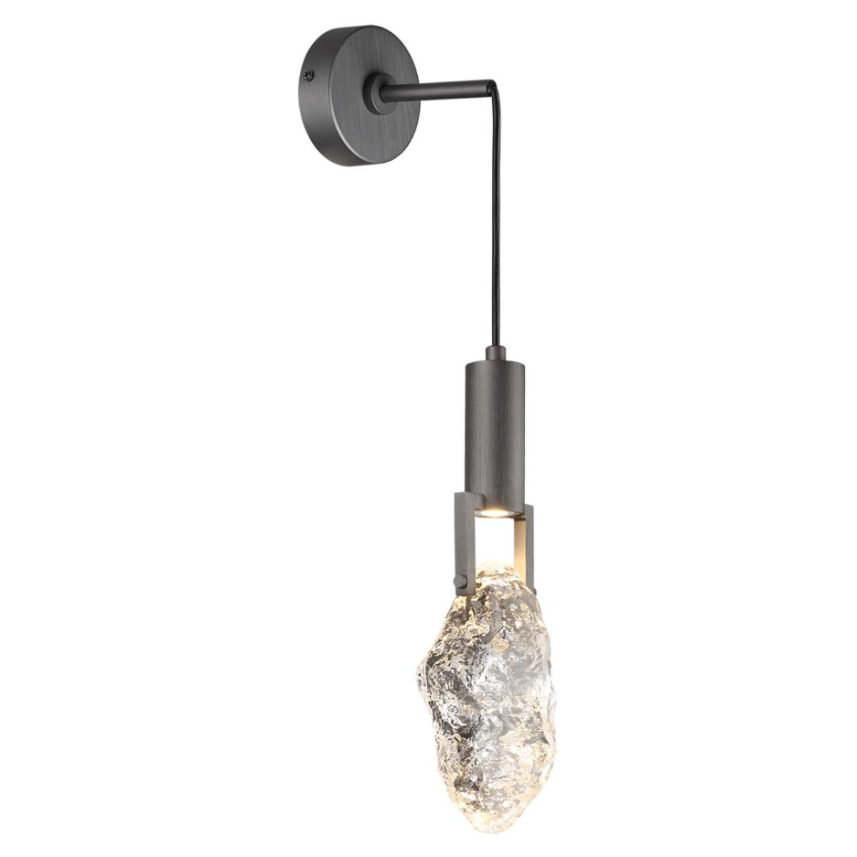 6695/5WL MIDCENT ODL24 239 Настенный светильник брашир. черный/металл/стекло IP20 LED 5W 200Лм 3000K LIA — изображение 2