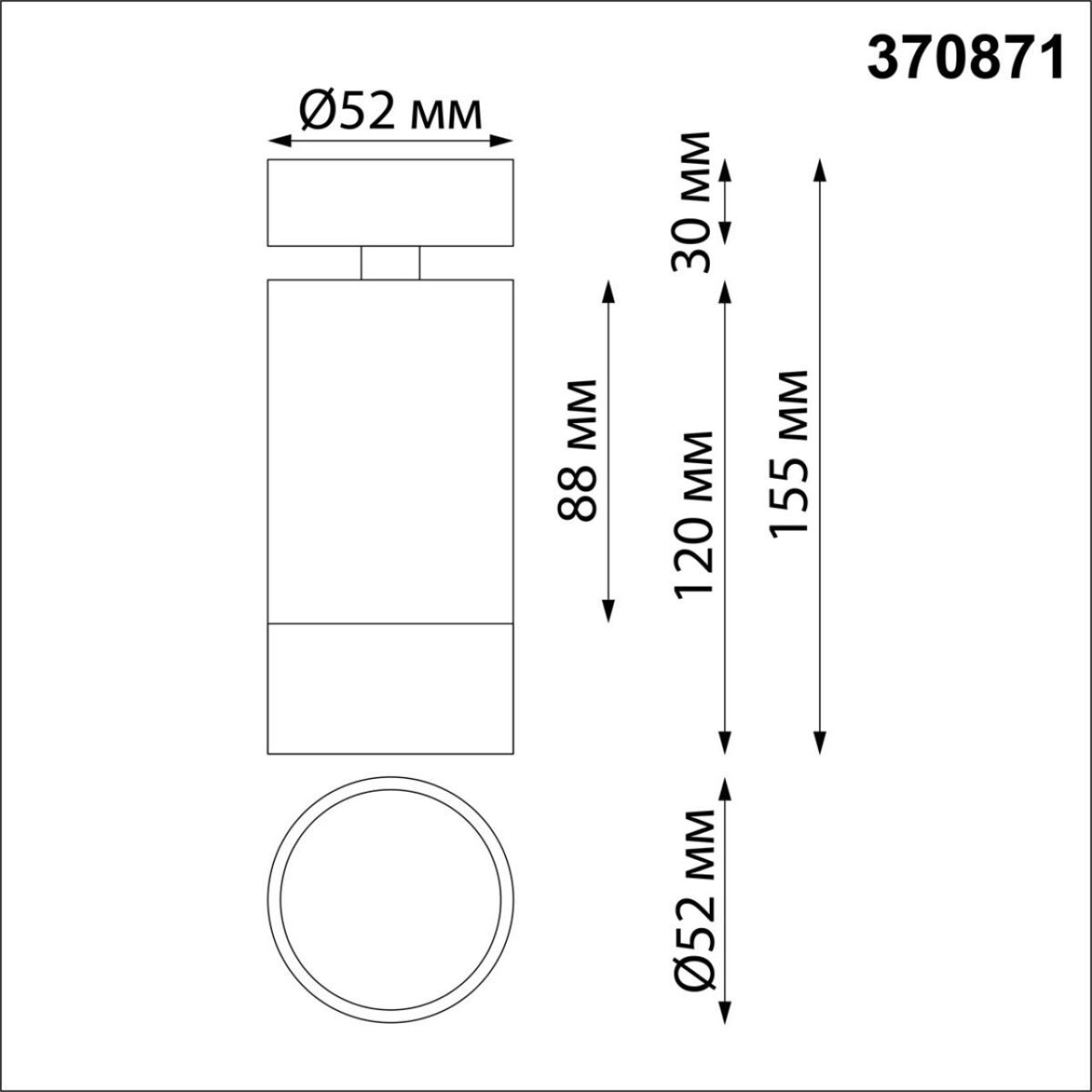 370871 OVER NT22 469 черный/золото Светильник накладной IP20 GU10 9W 220V SLIM — изображение 2