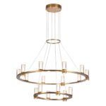 7144/110L HIGHTECH ODL26 515 Подвесной светильник античная бронза/акрилл/металл IP20 LED 93W 5960Лм 3000K 180° 220V DEFANCE — изображение 3