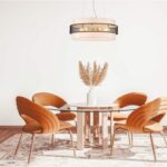 8002/6C MODERNI LN25 000 белый, черный металл/металл, текстиль Потолочный светильник Е27 6*60W 220V ANIMAISA — изображение 2