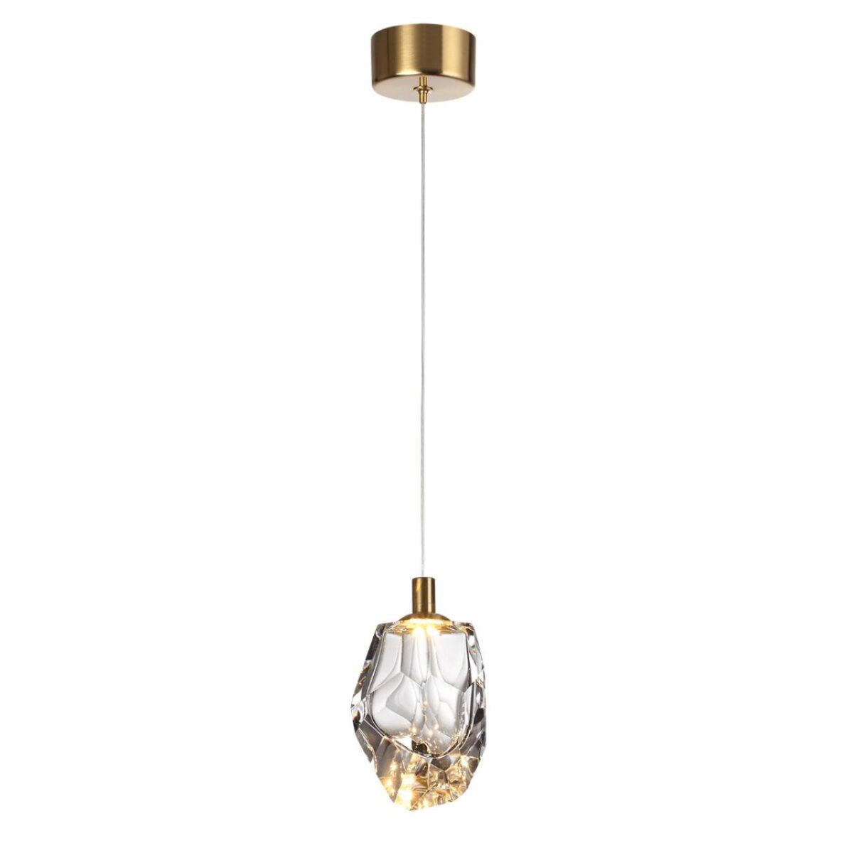7114/4LC L-VISION ODL25 Подвесной светильник бронзовый/прозрачное  стекло/металл IP20 LED 4W 300Лм 3000K 200° 220V GEMME — изображение 3