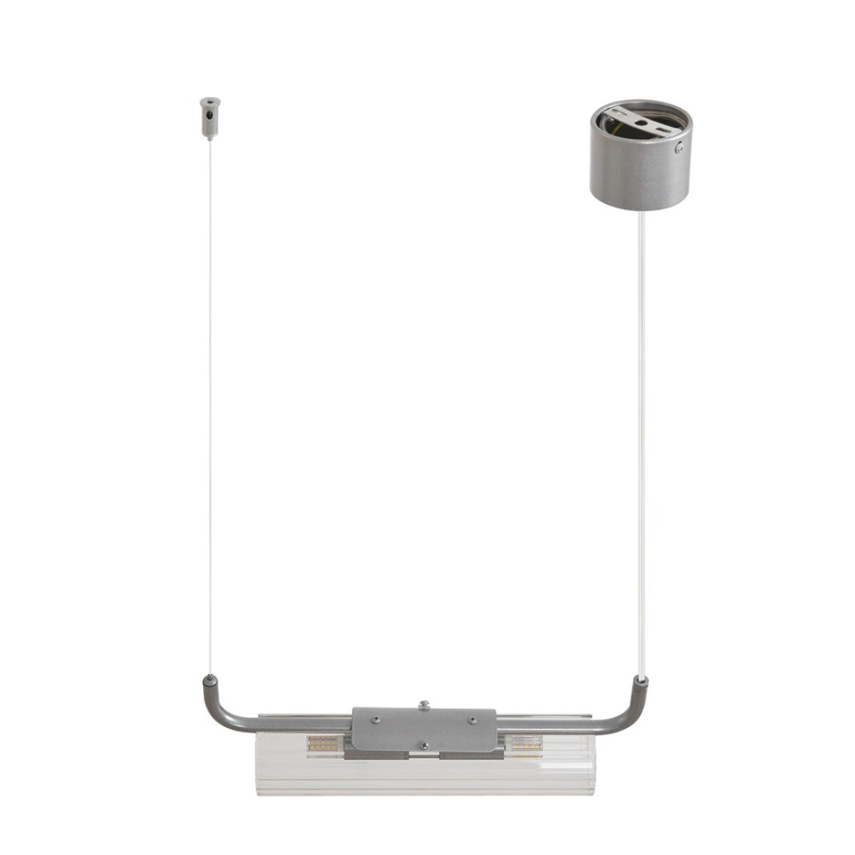 8258/2 SUSPENTIONI LN26 286 серебро/прозрачный, металл/стекло Подвес G9 2*20W 220V TORONTO — изображение 3
