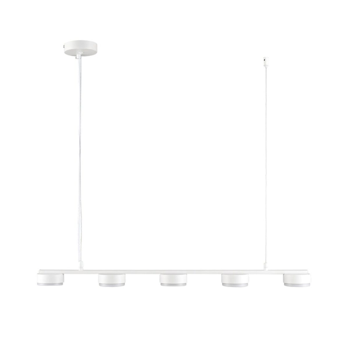 8265/5 COMFI LN26 234 металл, белый Светильник подвесной GX53 LED 5*7W 220V TORINA — изображение 1