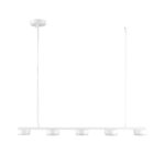 8265/5 COMFI LN26 234 металл, белый Светильник подвесной GX53 LED 5*7W 220V TORINA