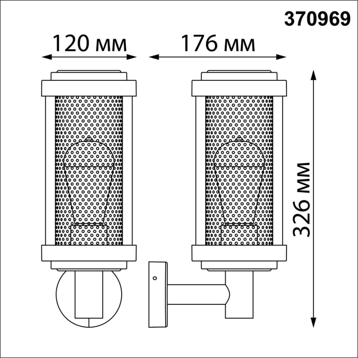 370969 STREET NT24 674 черный Светильник ландшафтный IP54 E27 max 25W 220-240V MATRIX — изображение 2