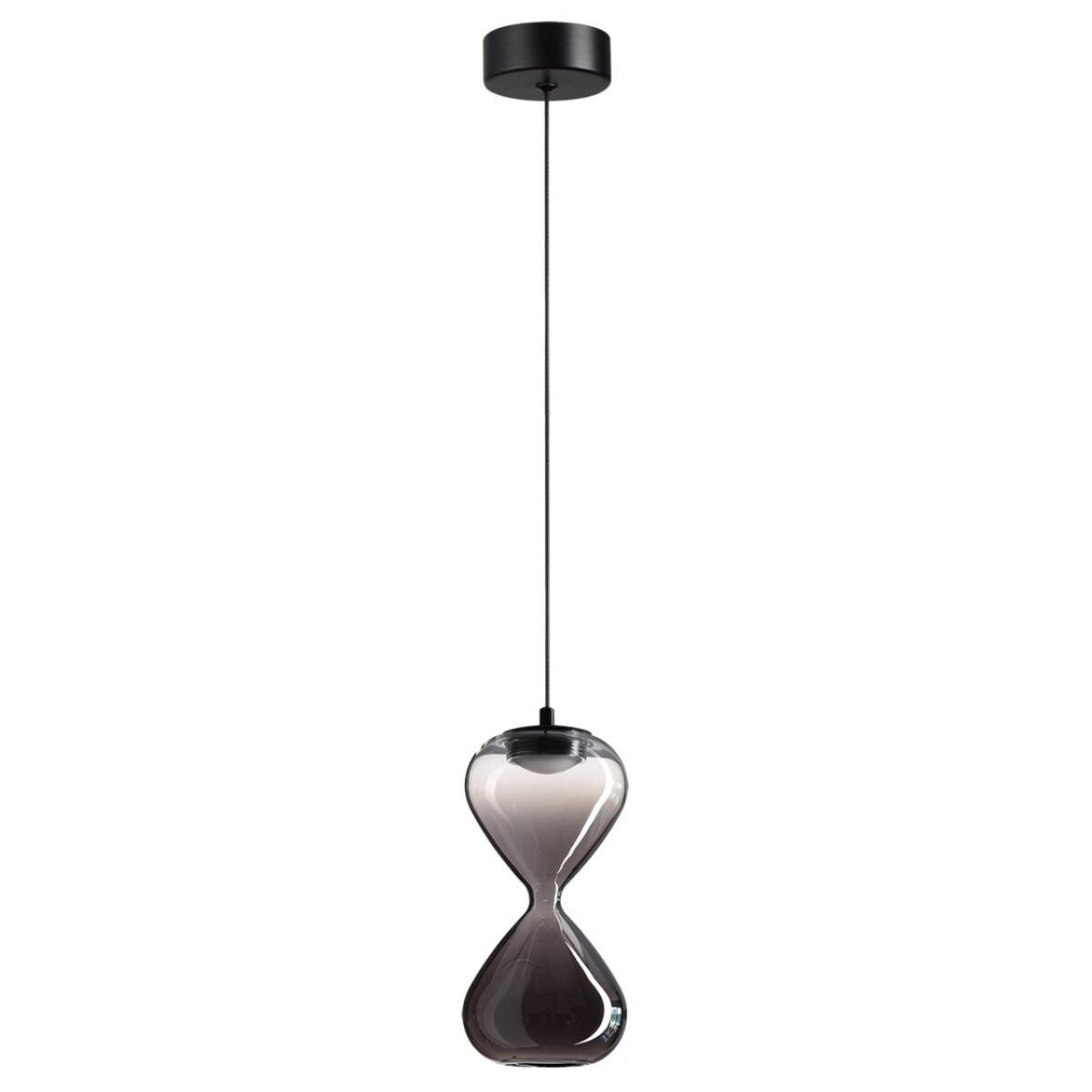 2c73cb4545c8809edd447043e9aad10c 5092/4L PENDANT ODL25 357 черный/прозрачн/дымчатый градиент/металл/стекло Подвес LED 4W 4000K 388Лм GLESSI — изображение 1