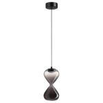 5092/4L PENDANT ODL25 357 черный/прозрачн/дымчатый градиент/металл/стекло Подвес LED 4W 4000K 388Лм GLESSI
