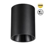 359422 OVER NT24 430 черный Светильник накладной влагозащищённый IP54 LED 15W 170-265V 3000К 1350Лм RECTE