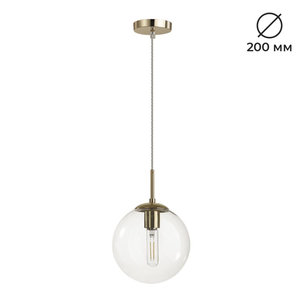 2f000ab1e002d26dac7dd2c45d1e9547 6509/1B SUSPENTIONI LN26 409 золотой Подвес E27 1*60W 220V SUMMER — изображение 1