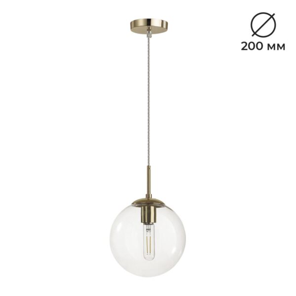 6509/1B SUSPENTIONI LN26 409 золотой Подвес E27 1*60W 220V SUMMER