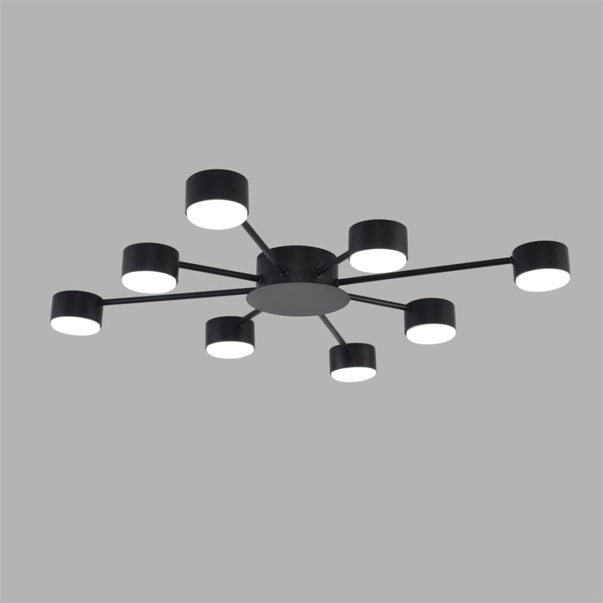 8344/8C COMFI LN26 251 черный, металл Люстра GX53 LED 8*7W 220V TORINA — изображение 2