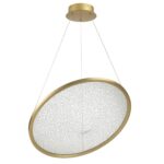 7047/41L HIGHTECH ODL25 000 Подвесной светильник бронзовый/металл/акрил IP20 LED 41W 3000K 2460Лм 220V FUSO