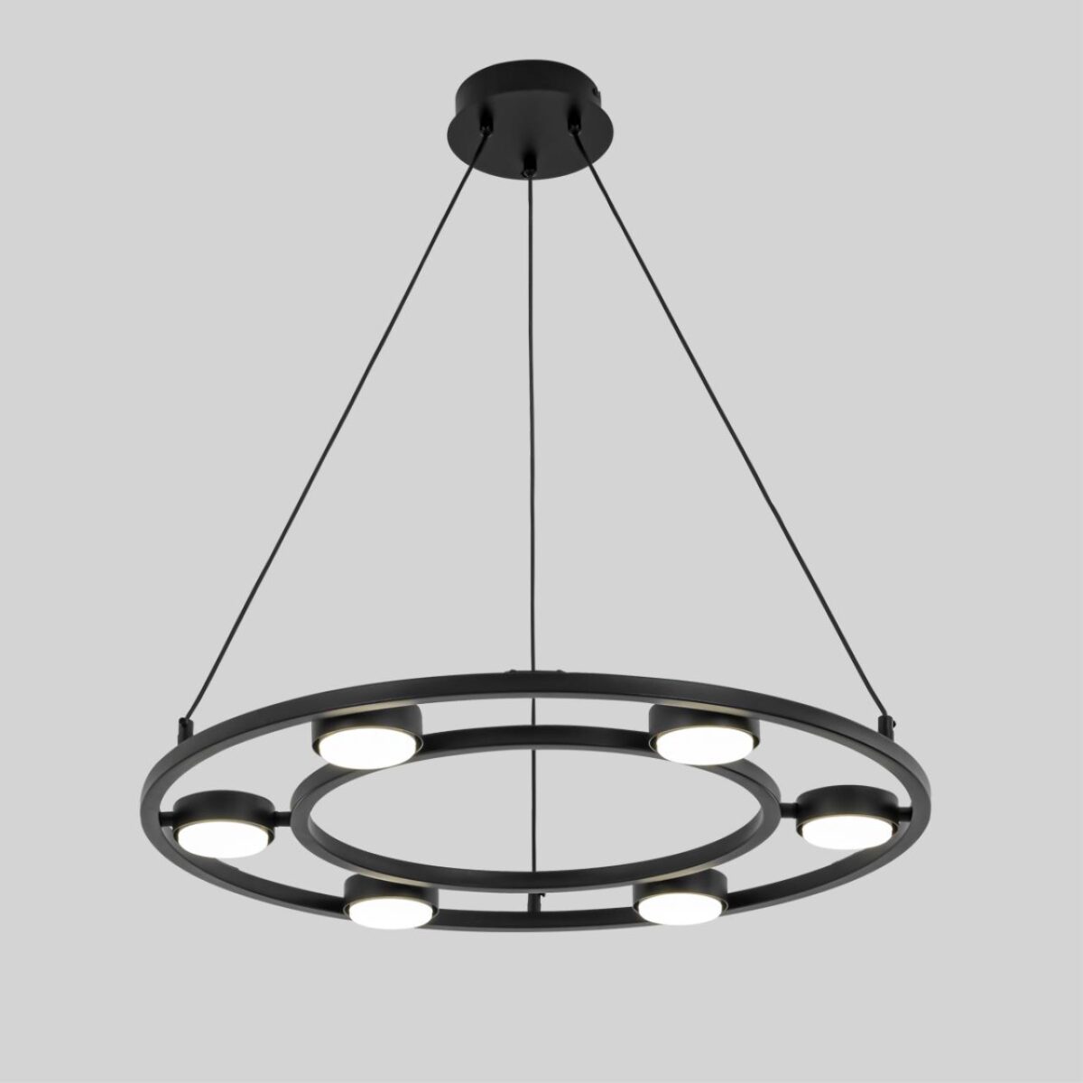 8340/6 MODERNI LN26 254 черный, металл Люстра подвесная GX53 LED 6*7W 220V TORINA — изображение 3