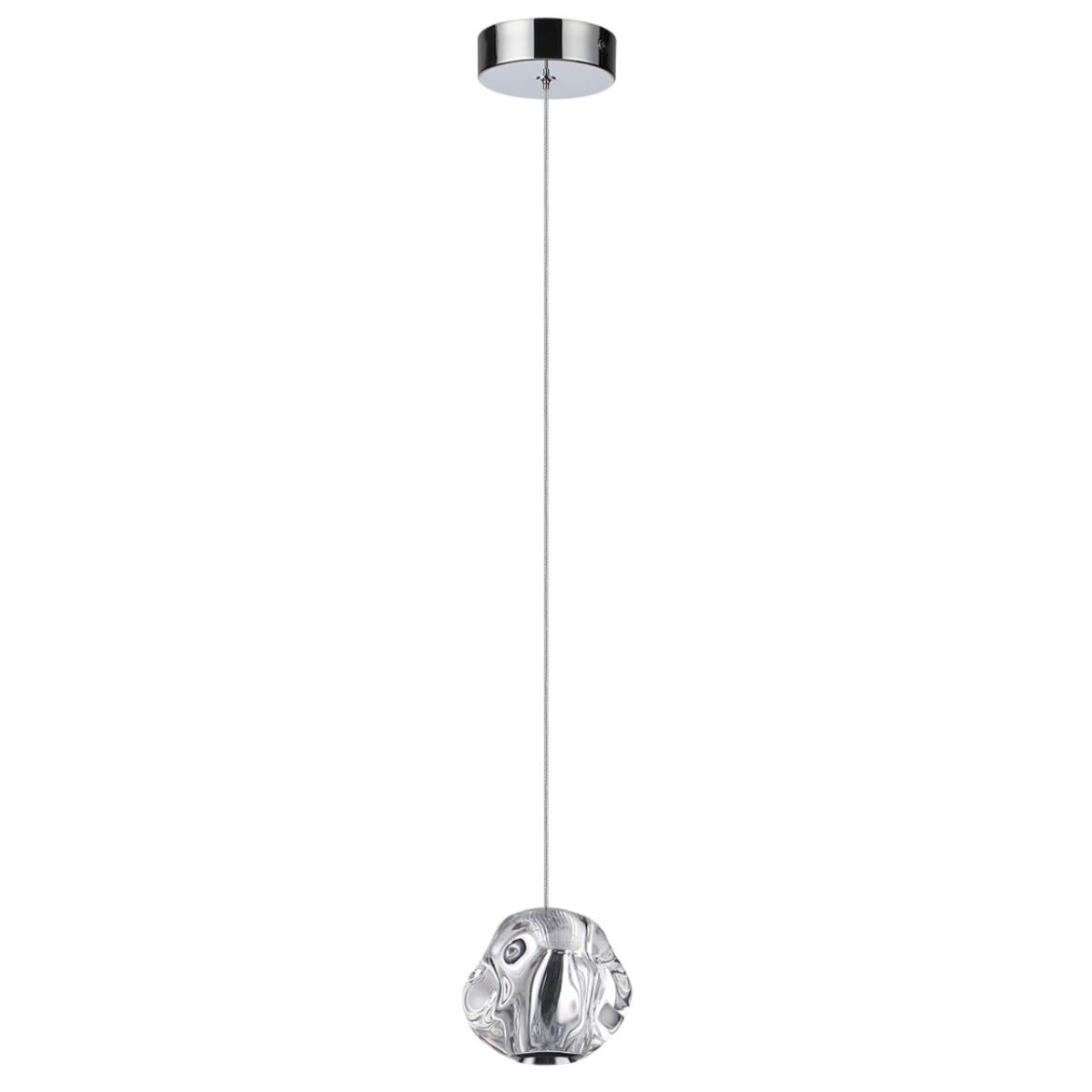 5084/5L L-VISION ODL25 561 хром/прозрачный/металл/акрил Подвес LED 5W 4000K 250Лм JEMSTONE — изображение 1