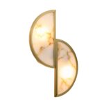5447/2W L-VISION ODL_EX25 085 Настенный светильник бронзовый/металл/акрил/искусственный алебастр IP20 2*G9 40W 220V TOSCANA — изображение 3