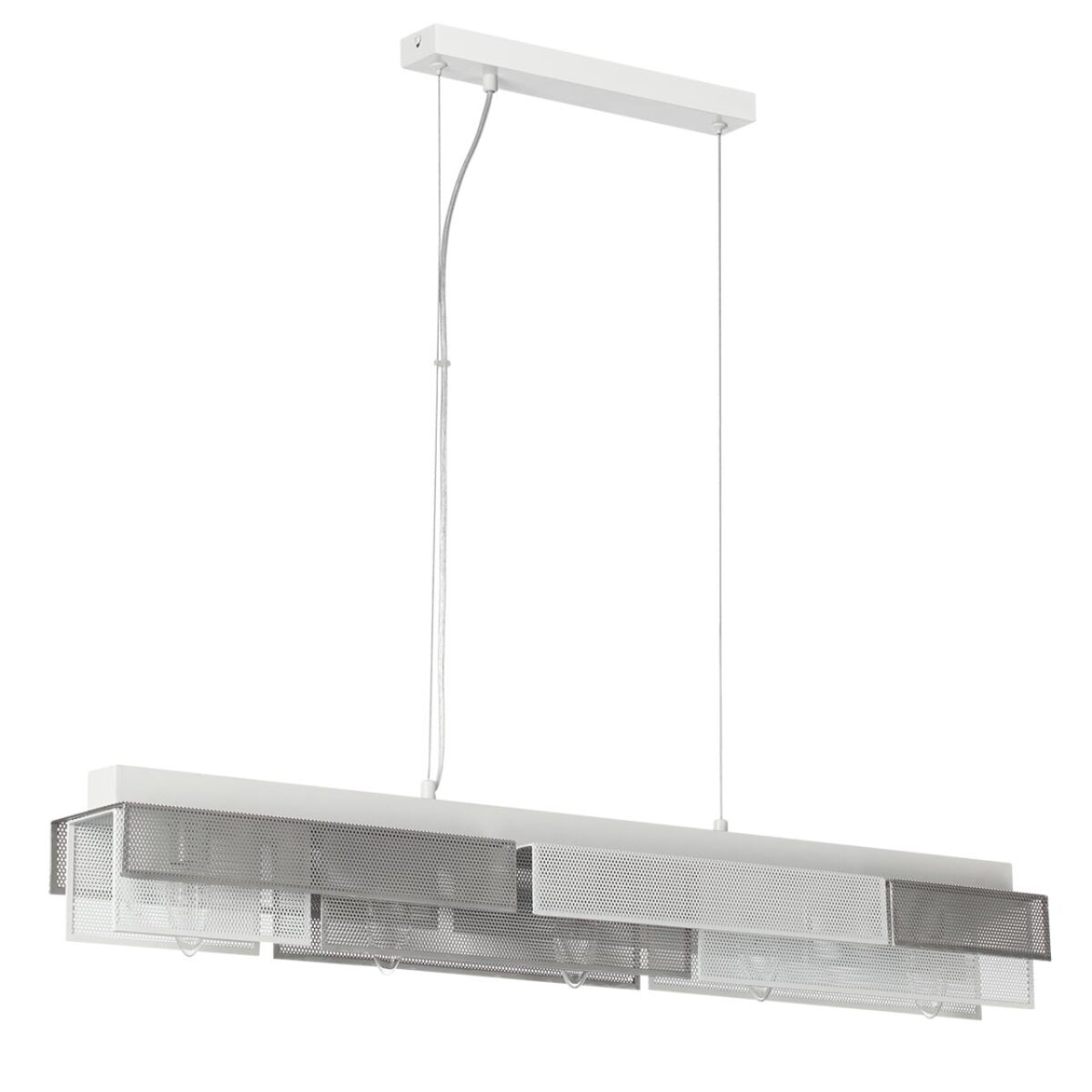 38df688aa00125e6de1d4f27851042d2 8006/5A MODERNI LN26 313 белый/никель, белый металл/металл Подвесной светильник Е14 5*40W 220V DANA — изображение 1