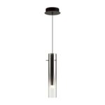 5062/5L PENDANT ODL24 383 черный/темн.хром/металл/стекло Подвес LED 5W 3000K SHINY — изображение 2
