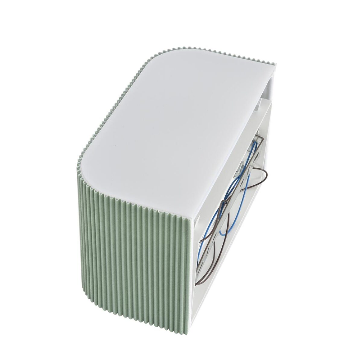 8326/2W MODERNI LN26 423 белый/зеленый, металл/текстиль/пластик Бра E14 LED 2*10W 220V GOFERA — изображение 2