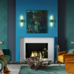 4360/10WL MIDCENT ODL23 000 изумрудный мрамор/золотистый металл Настенный св-к IP20 LED 10W 645Лм 3000K MARMI