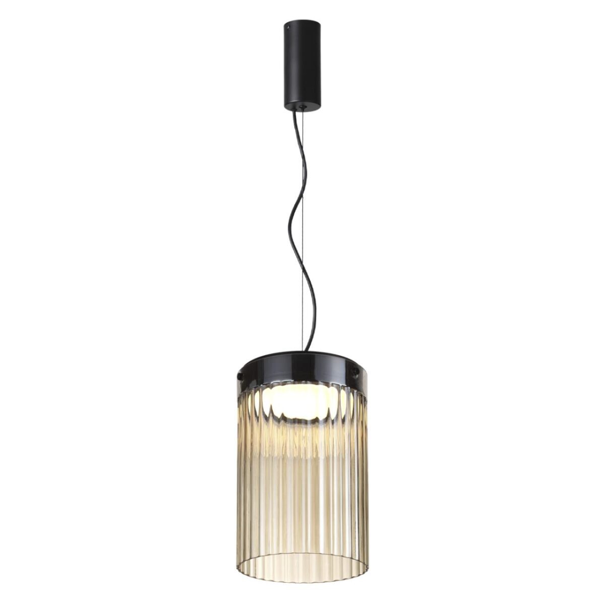 5047/15L L-VISION ODL24 000 черный/светл.янтарный/металл/стекло Подвес LED 15W 4000К 1676Лм PILLARI — изображение 3
