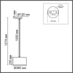 8251/2 MODERNI LN26 530  никель/серый, металл/текстиль Подвес Е27 2*60W 220V NIKKI — изображение 2