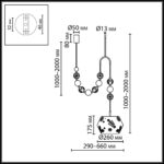 5444/1C PENDANT ODL_EX26 031 бежевый/античная бронза/металл/керамика Подвес с держателем E27 1*40W KARELIA — изображение 3