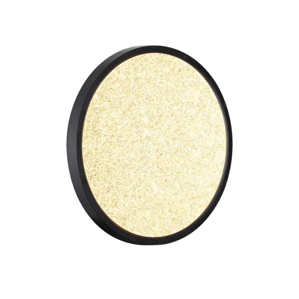 7662/24L MITRA LED SN 555 Светильник пластик/белый/черный LED 24Вт 3000/4000K D300 IP40 OMEGA BLACK — изображение 2