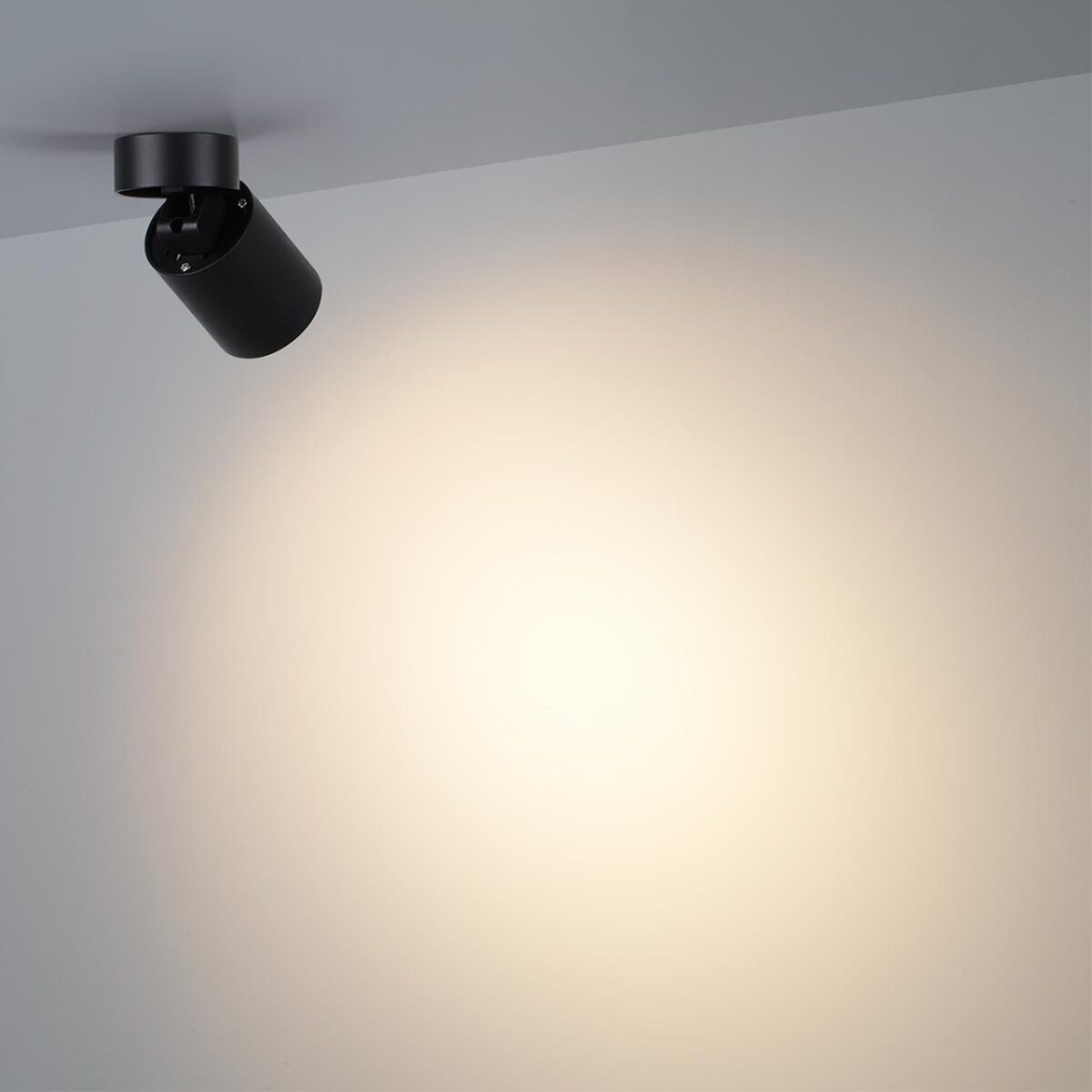 7132/7CL HIGHTECH ODL26 325 Потолочный светильник черный/металл IP20 LED 7W 525Лм 3000K 36° 220-240V TURNO — изображение 3