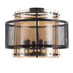 8007/6C MODERNI LN26 296 черный/черный, золотой металл/металл, стекло Люстра потолочная Е14 6*40W 220V ZARINA