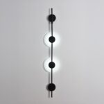 8372/16WL LEDIO LN26 427 черный/белый, металл/акрил Бра LED 16W 3000/4000/6000K 220V ECA